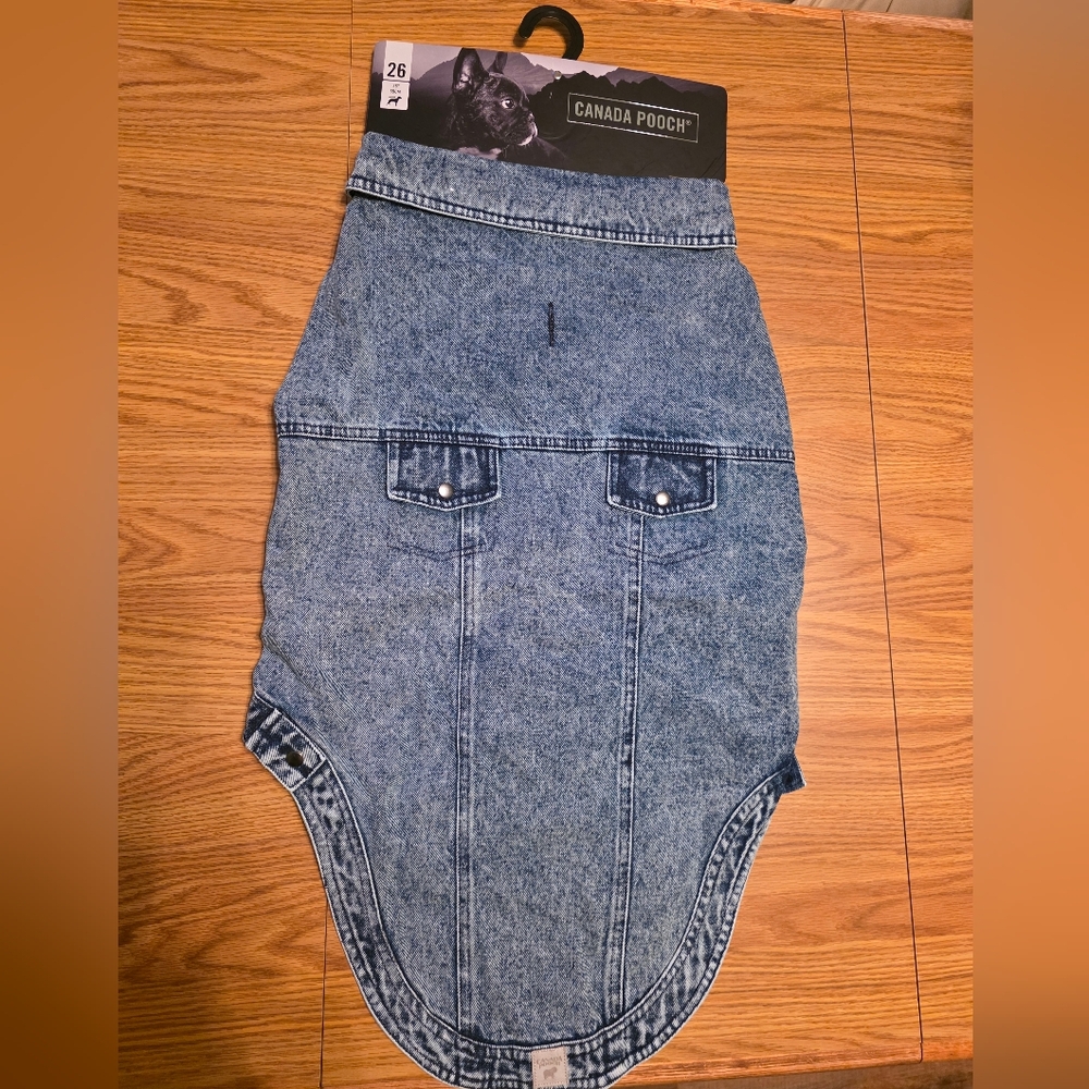 Canada Pooch Blue Denim Dog Jacket